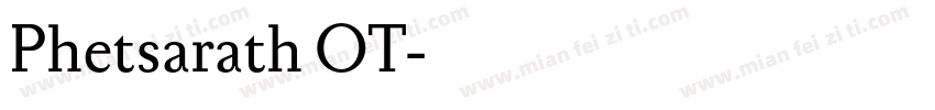 Phetsarath OT字体转换